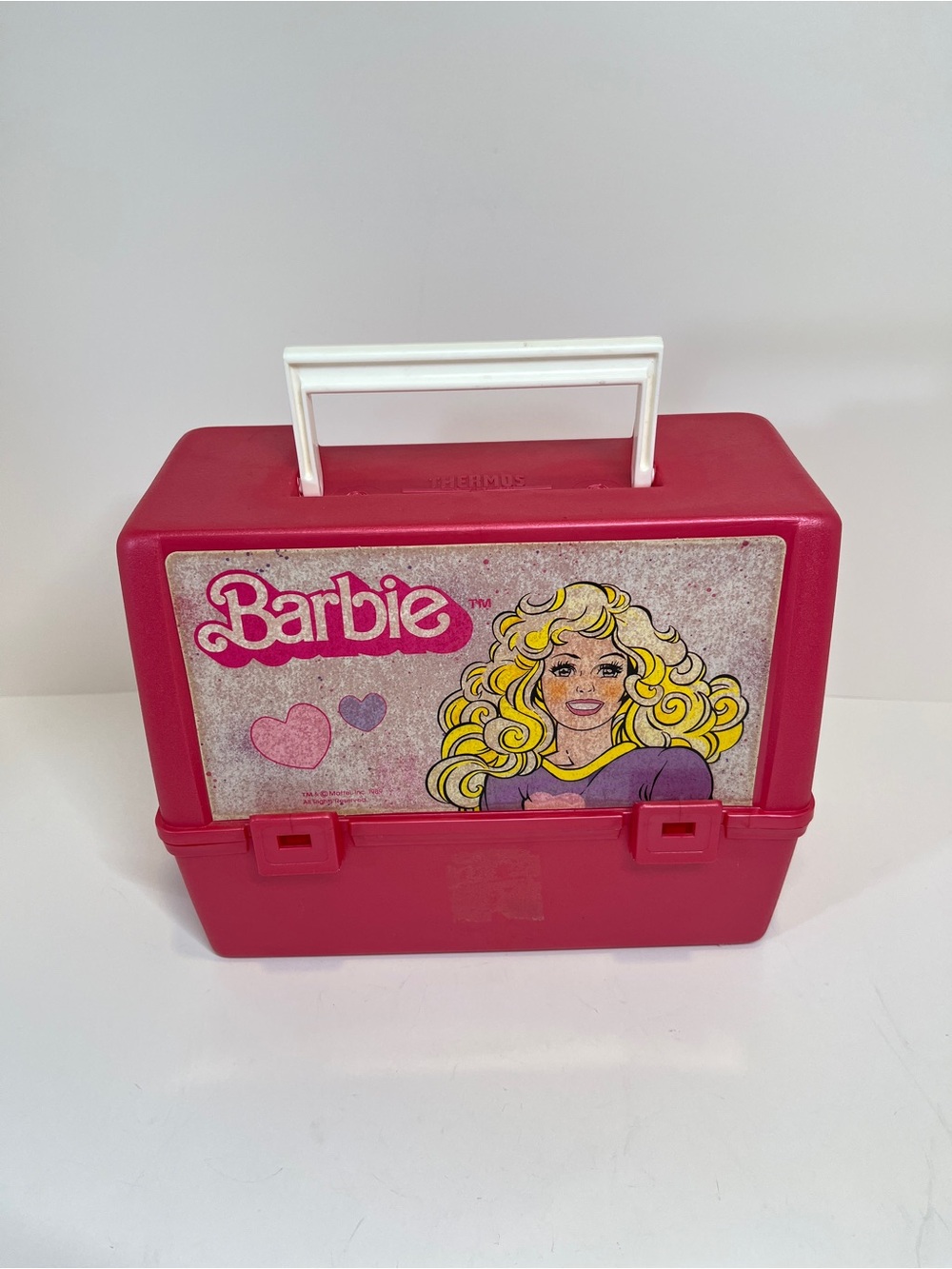 Canada Exclusive Thermos Barbie Lunch Box 1989 Retro Vintage Pink 80s 90s